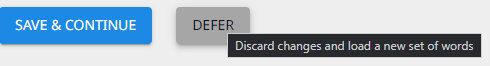 Merge Duplicates Defer button