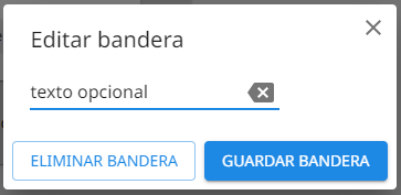 Combinar duplicados añadiendo o editando una bandera