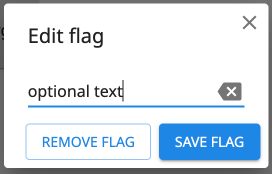 Merge Duplicates adding or editing a flag